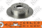 Диск тормозной MITSUBISHI Outlander XL (06-12) задний (1шт.) NIBK, артикул RN1404