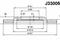 Brake disc, артикул J3300505