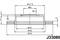 Brake disc, артикул J3308006