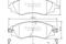 Brake pad set, disc brake, артикул J3600902