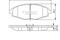 Brake pad set, disc brake, артикул J3600909