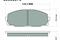 Колодки тормозные TOYOTA HIACE 2.0-2.7 84- передние, артикул J3602076