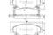 Колодки тормозные передние, артикул J3602112