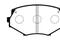 Brake pad set, disc brake, артикул J3603044