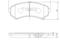 КОЛОДКИ ДИСКОВЫЕ, артикул J3605039