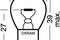Лампа (10шт в упаковке)P21W 24V 15W ORIGINAL BA15s, карт.1 шт., артикул 7529