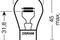Лампа P21/5W 24-21/5 BAY15d (поворот, стоп) Osram, артикул 7537
