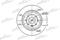 Диск тормозной задн OPEL, артикул PBD2772