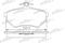 Колодки тормозные дисковые передн AUDI 80 82-86, 90 84-87, COUPE 81-88, VW CORRADO 89-92, PASSAT 8, артикул PBP413