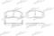 Колодки тормозные дисковые передн HYUNDAI: SANTAMO 99-, MITSUBISHI: COLT III 90-92, COLT IV 92-96, ECLIPSE I 91-95, ECLIPSE II 95-99, GALANT IV 88-92, GALANT IV седан 87-92, артикул PBP764