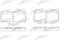 Колодки тормозные дисковые передн TOYOTA: 4 RUNNER 90-96, HILUX пикап 87-, LAND CRUISER 84-, LAND CRUISER 80 90-97, LAND CRUISER 90 96-, LAND CRUISER Hardtop 90-96, VW: TAR PATRON арт. PBP797, артикул PBP797
