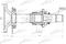 Вал приводной фланцевый + вал внутреннего ШРУСа от КПП прав VW: SHARAN 00-, FORD: GALAXY 00-, SEAT:, артикул PDSV028