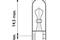 Лампа 24V W1.2W W2.1x4.6d PHILIPS, артикул 13516CP