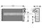 Heat exchanger, interior heating, артикул CNA6239