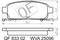 Колодки тормозные дисковые к-т, артикул qf83302