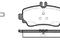 Колодки передние W 168 A 140-160-170-190-210, артикул 065000