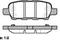 876 21 колодки дисковые з, артикул 087621