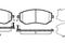 951 04_[26296SC000] !колодки дисковые п Subaru I, артикул 095104