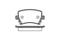 Колодки тормозные VAG A3/A4/A6/OCTAVIA/YETI/GOL F 5/GOLF 6/JETTA 3/PASSAT 03- задн., артикул 103100