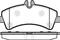 Колодки тормозные VW CRAFTER 06- задн. 5T, артикул 124700
