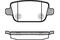 Колодки тормозные FORD KUGA/MONDEO 4 07- задн., артикул 125600