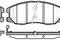 Колодки тормозные, артикул 126112
