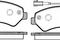 Колодки тормозные PSA/FIAT JUMPER/BOXER/DUCATO 06- перед. с датчиком R16, артикул 127501