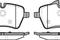 Brake pad set, disc brake, артикул 127700