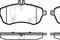 Колодки тормозные дисковые (комплект 4 шт), артикул 130100