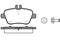 Колодки тормозные MB W176/X156 12- задн., артикул 147700