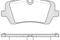 Колодки тормозные, артикул 154100