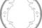 Brake shoe set, артикул 402000