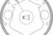 колодки барабанные ручника Mitsubishi L400/Montero/Pajero/Space Gear 95>, артикул 414800