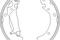 Brake shoe set, артикул 420300