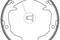 Brake shoe set, parking brake, артикул 464100