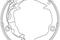 Колодки барабанные ручника Hyundai Accent, KIA Rio1.4/1.6/1.5D 05, артикул 467600