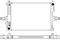 Радиатор VOLVO S60 (00-09) охлаждения двигателя SAKURA, артикул 34821001