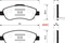 Колодки тормозные передние SANGSIN (Hi-Q) SP1567 (MADE IN KOREA) Honda Crv3,Accord8, артикул SP1567