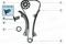 Комплект замены цепи ГРМ TOYOTA 1ZZ-FE 00-06, артикул TKTY301C