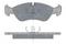 Тормозные колодки (комплект 4 шт.) SP 122, артикул SP122