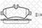 Колодки дисковые задние, артикул 1257000SX