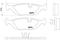 Bremsbelagsatz, артикул 2067502