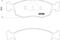Bremsbelagsatz, артикул 2090802