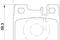 Bremsbelagsatz, артикул 2119701