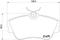 Колодки тормозные дисковы, артикул 2147902