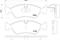 Тормозные колодки, артикул 2186201