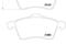 Колодки тормозные дисковые (комплект 4 шт.), артикул 2188501