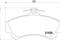 Bremsbelagsatz, артикул 2192001