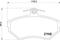 Тормозные колодки, артикул 2194503