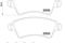 Колодки тормозные передние CITROEN XSARA,PEUGEOT 206, артикул 2333201